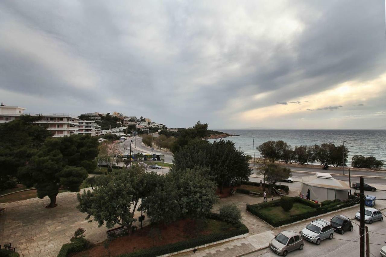 Seaside Renovated Top Floor Apartment Saronida Exterior foto